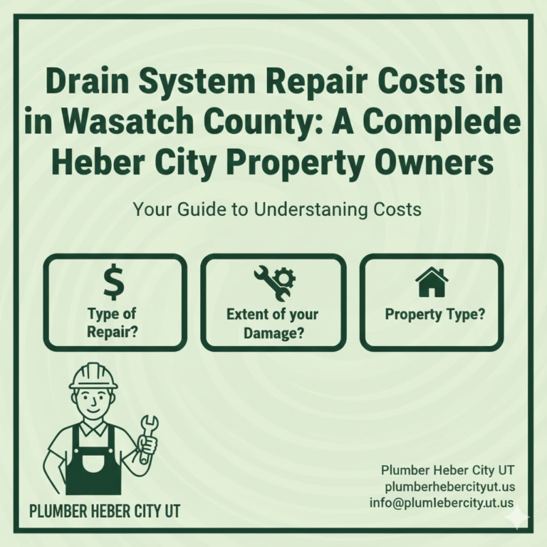Drain System Repair Costs in Wasatch County: A Complete Guide for Heber City Property Owners