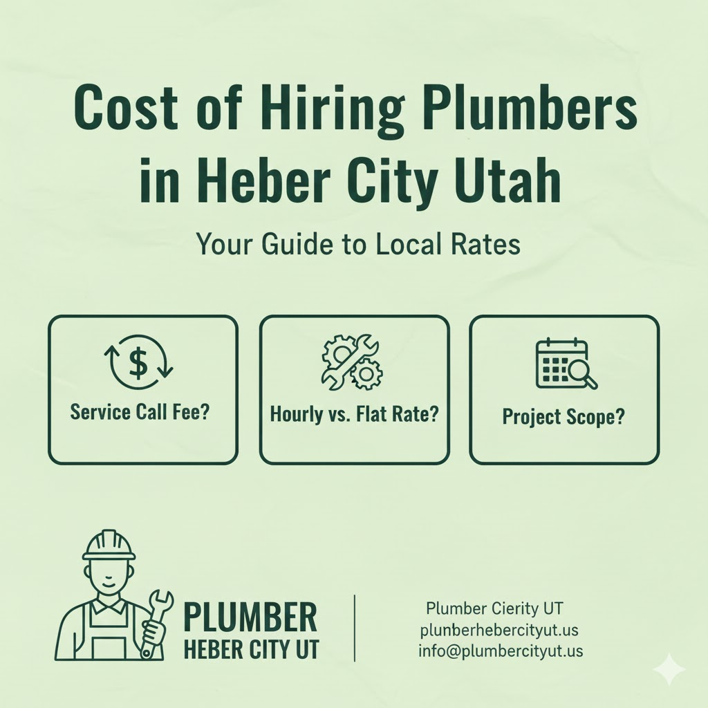  Cost of Hiring Plumbers in Heber City Utah