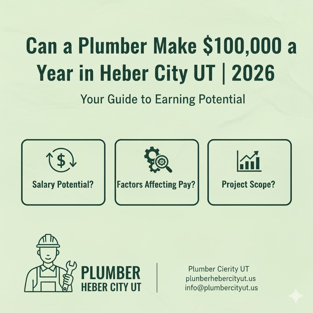 Can a Plumber Make $100000 a Year in Heber City UT | 2026 Salary Guide